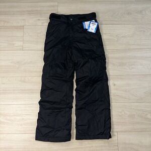 Columbia Snow Pants Youth Size Medium Black Outgrown Insulated Snowboard Ski NEW